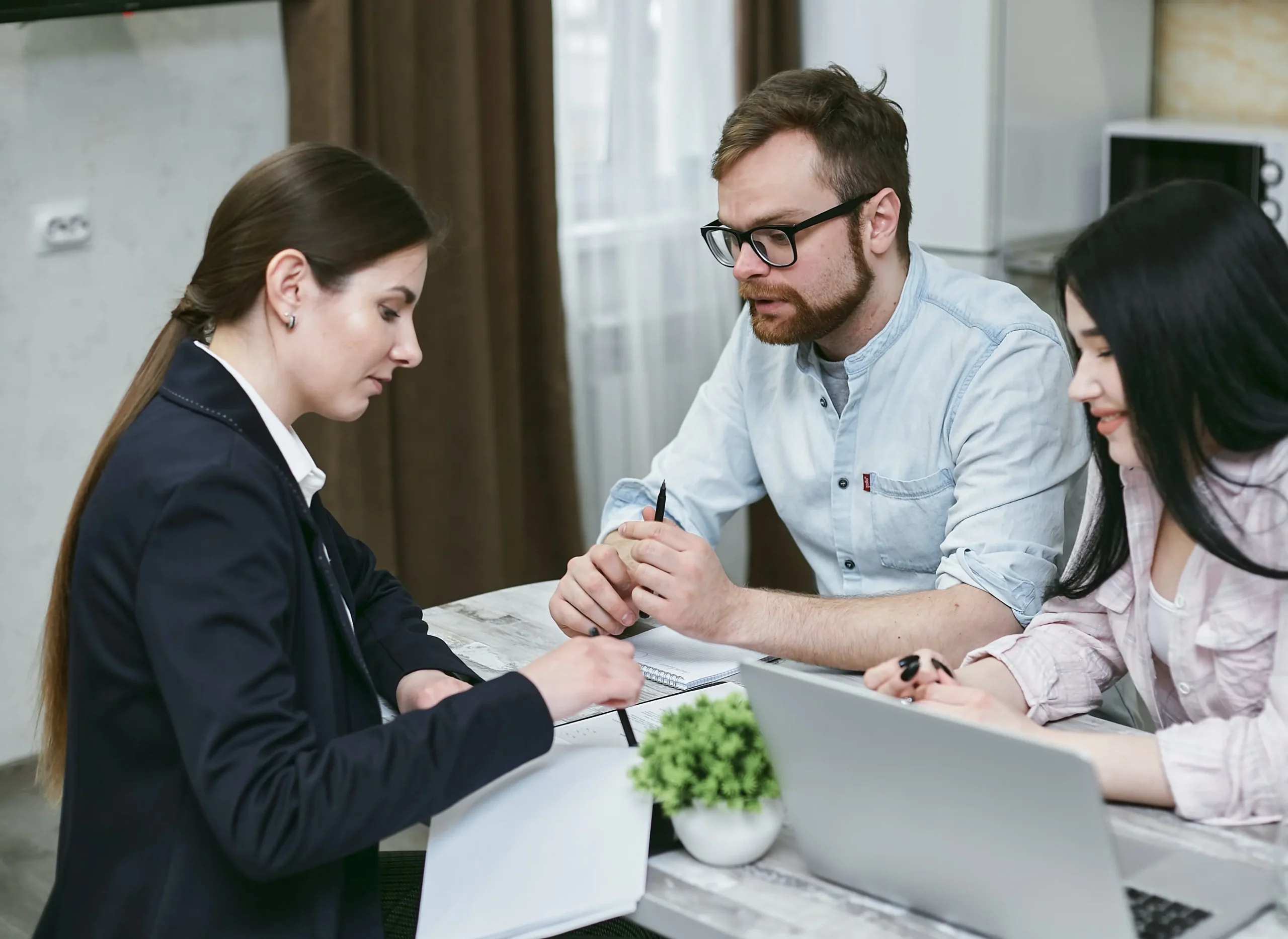 People in a meeting